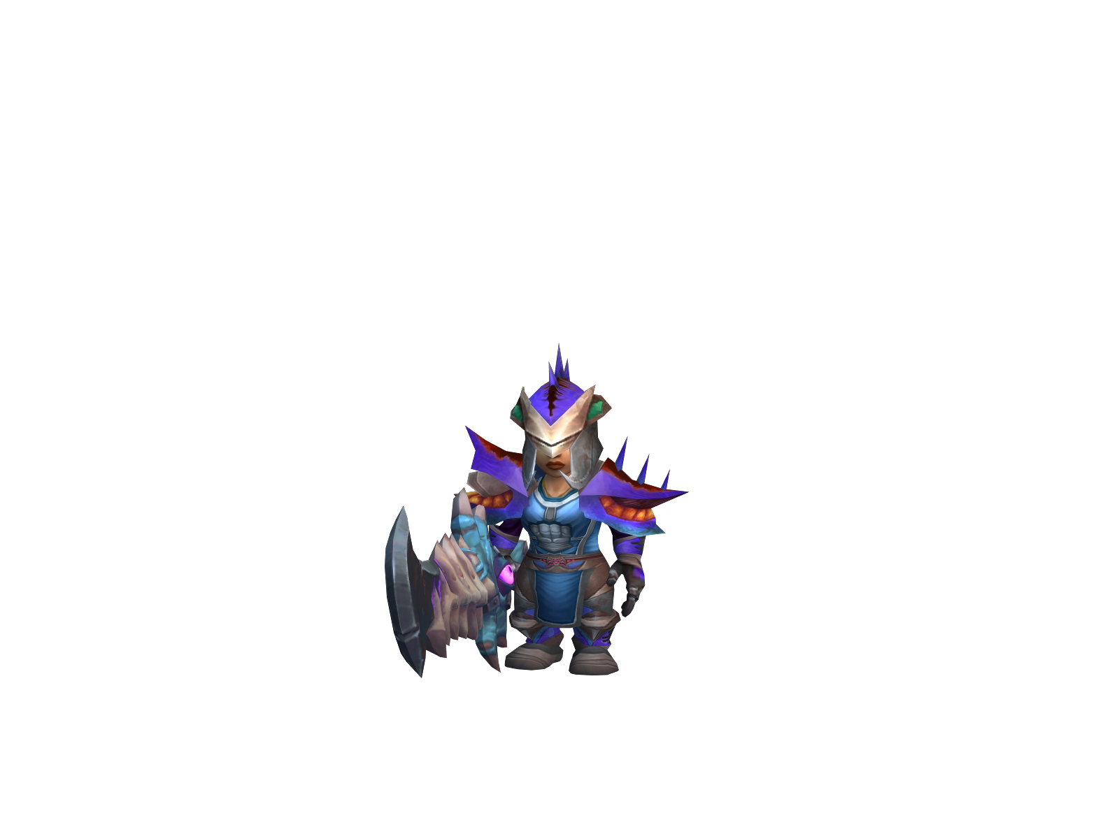 Glyson 3D character render