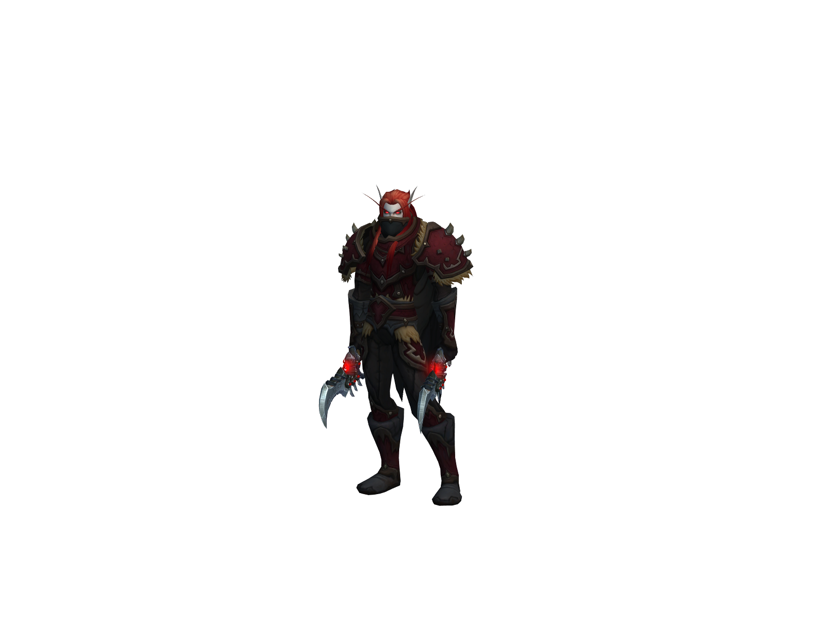 Bluud 3D character render