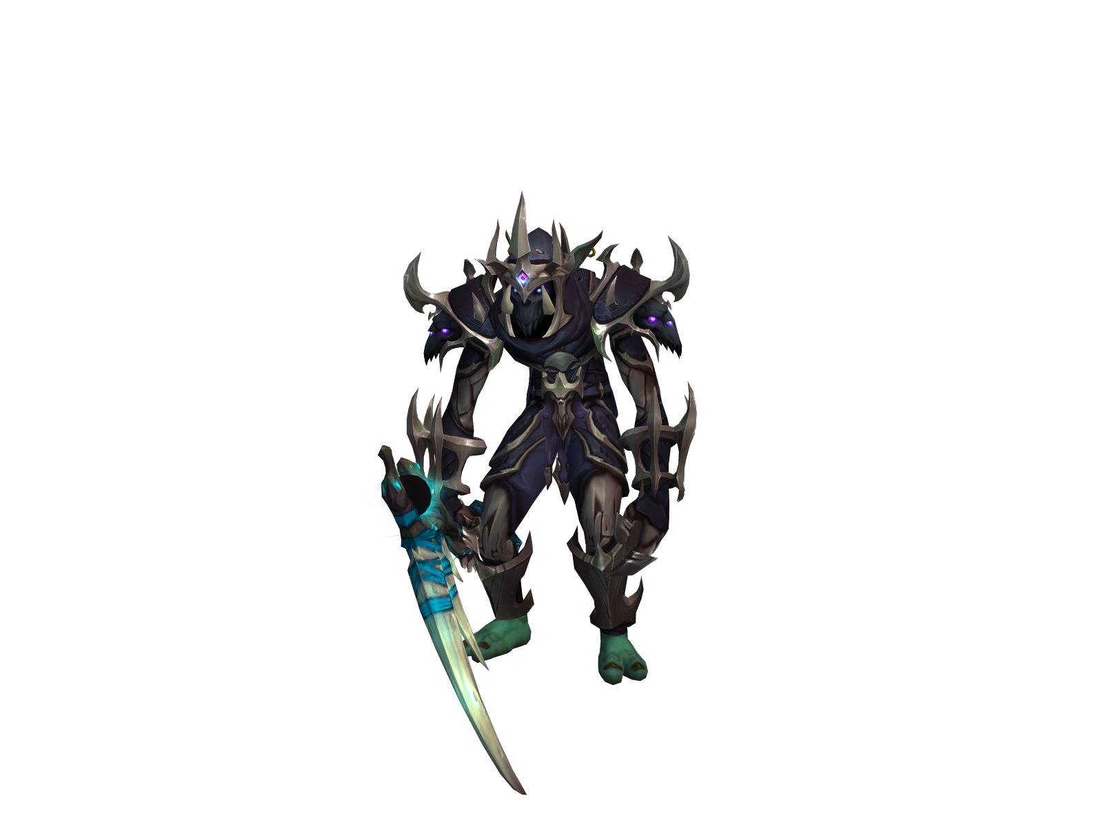 Scrapes 3D character render