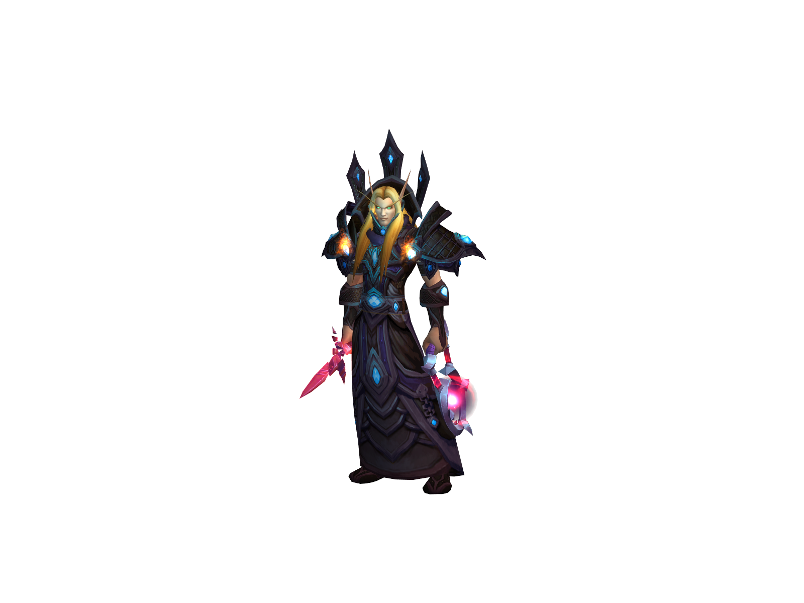 Asteroth 3D character render