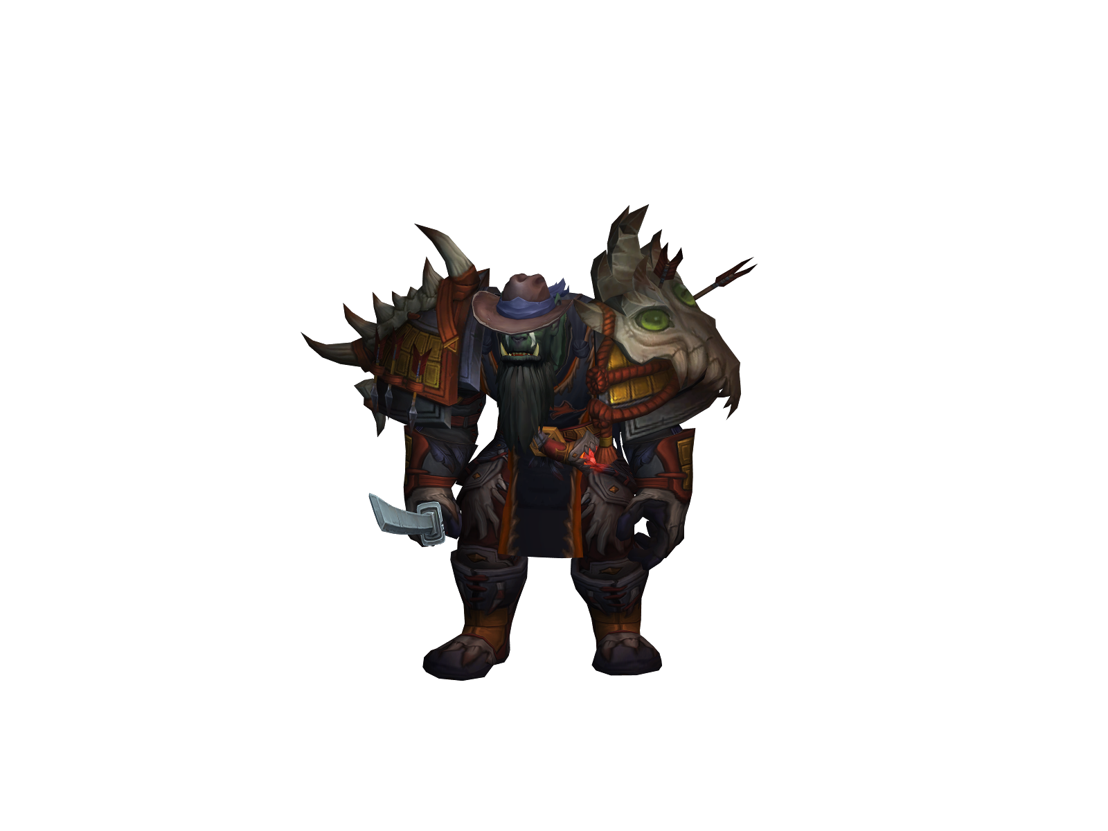 Bag 3D character render