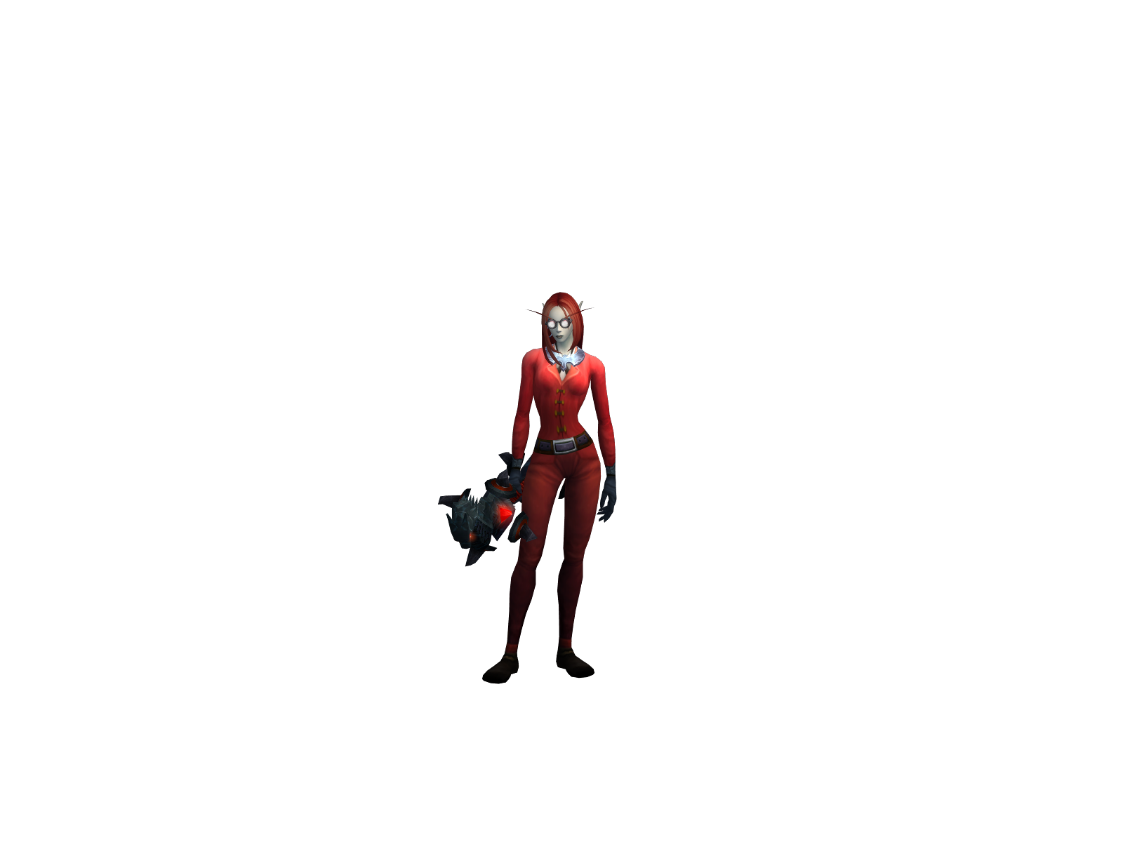 Mythpriest 3D character render