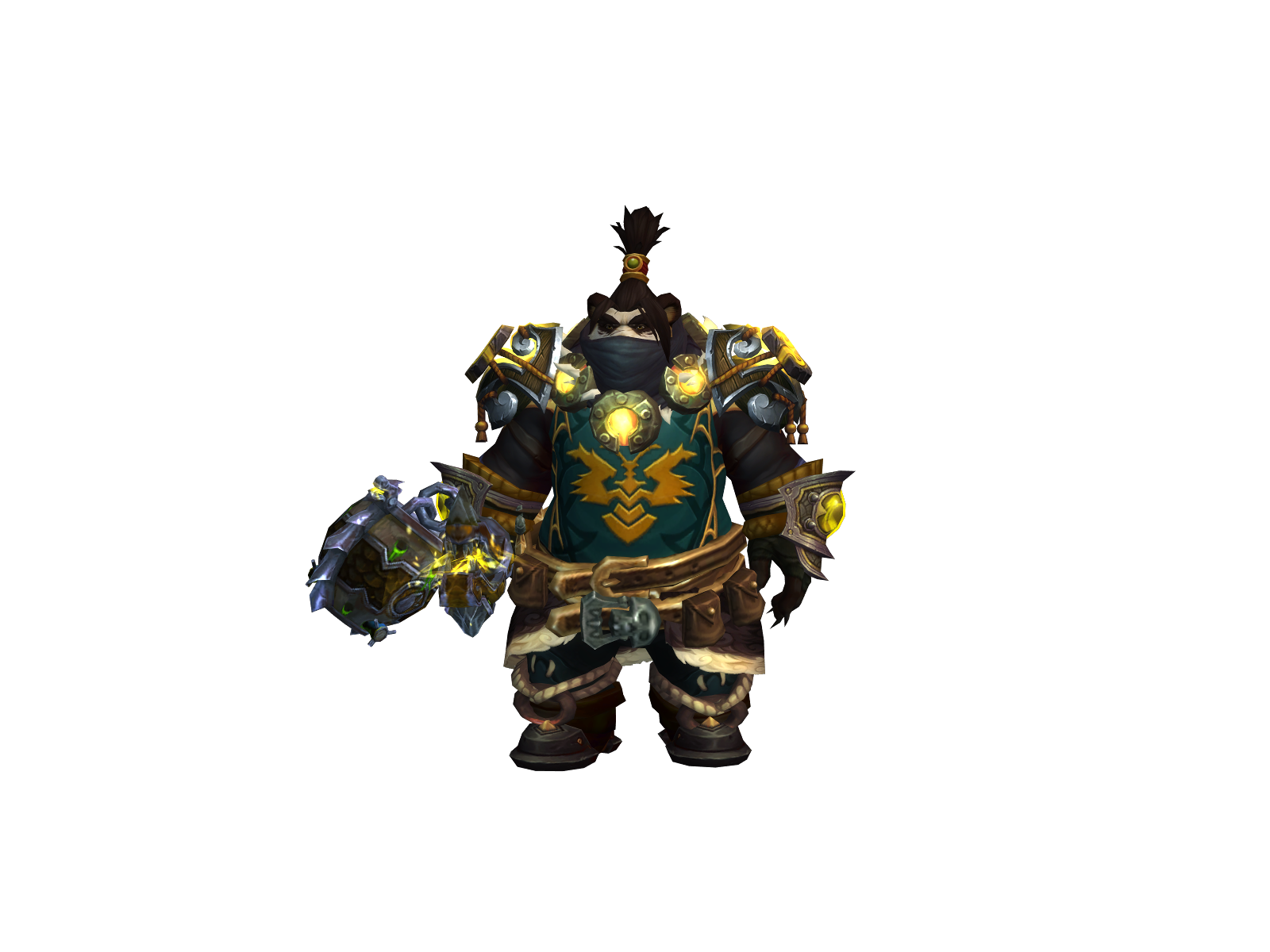 Moodeng 3D character render