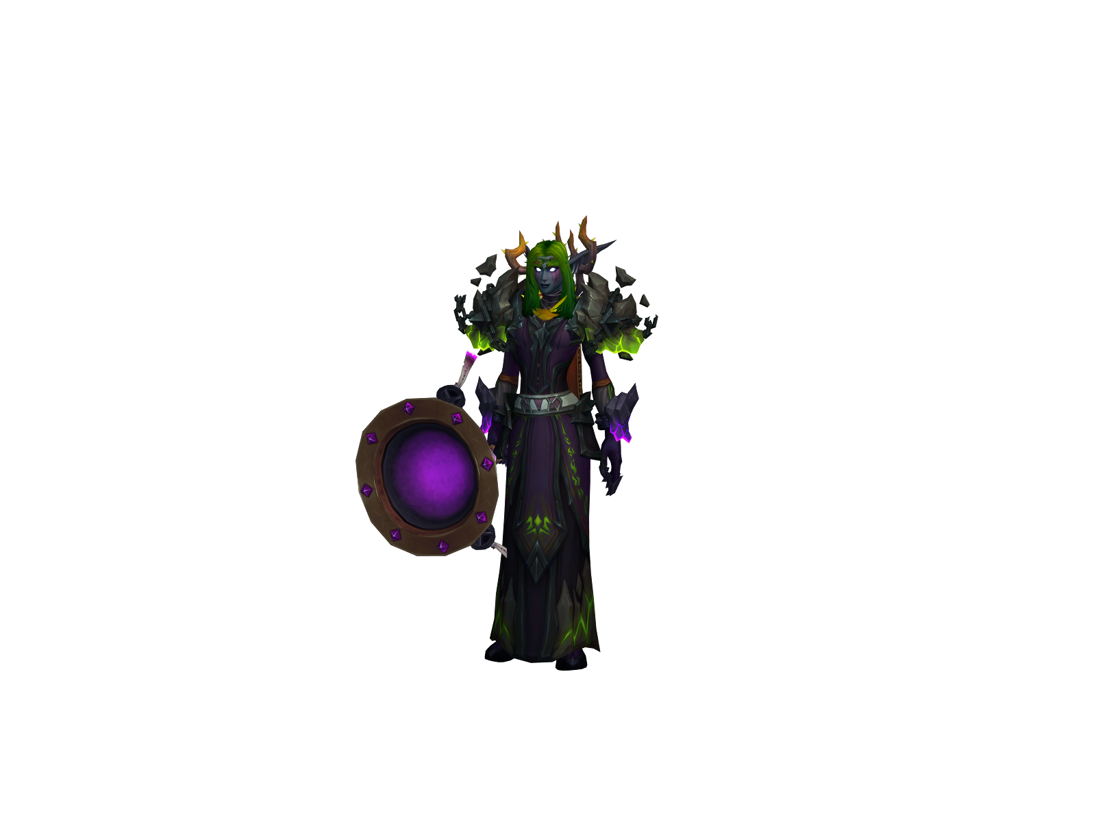 Maleficzero 3D character render