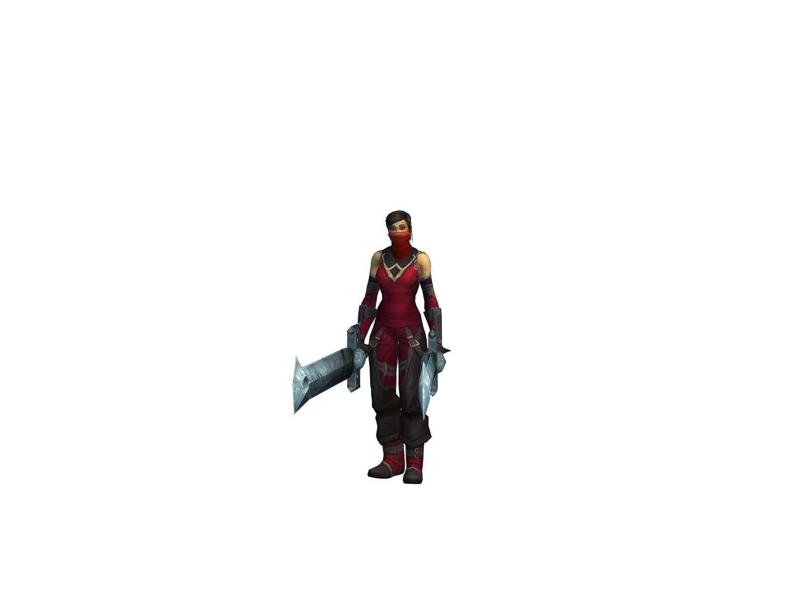 Bakes 3D character render