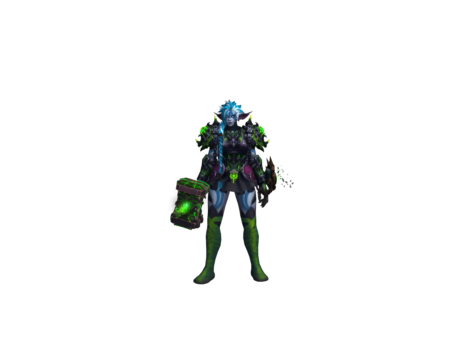 Thicksnack 3D character render