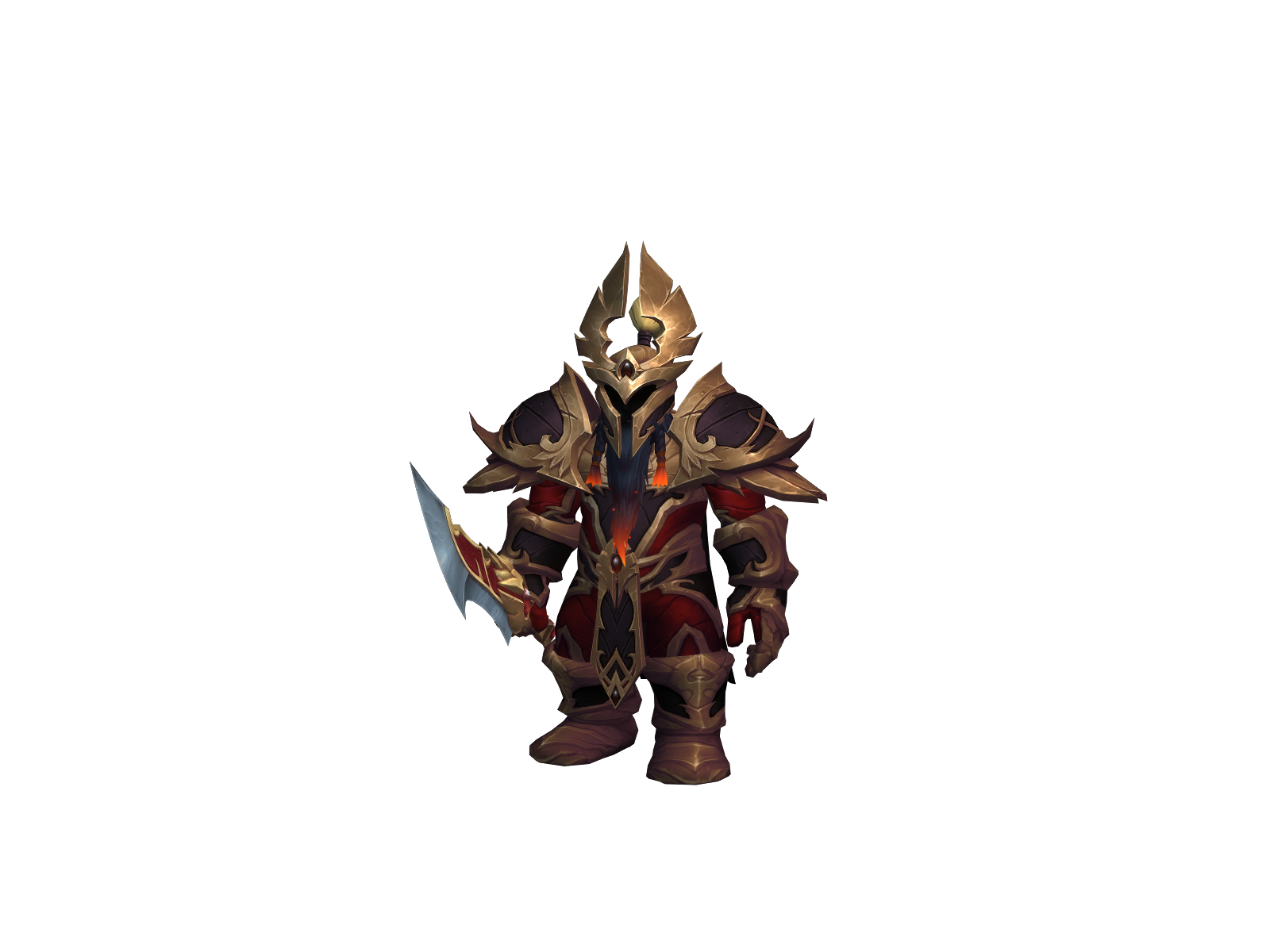 Brogain 3D character render