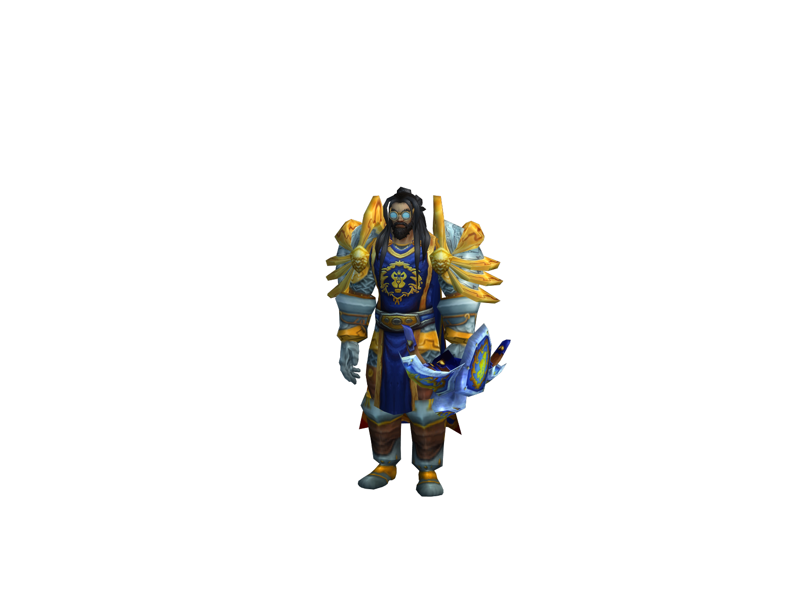 Javík 3D character render