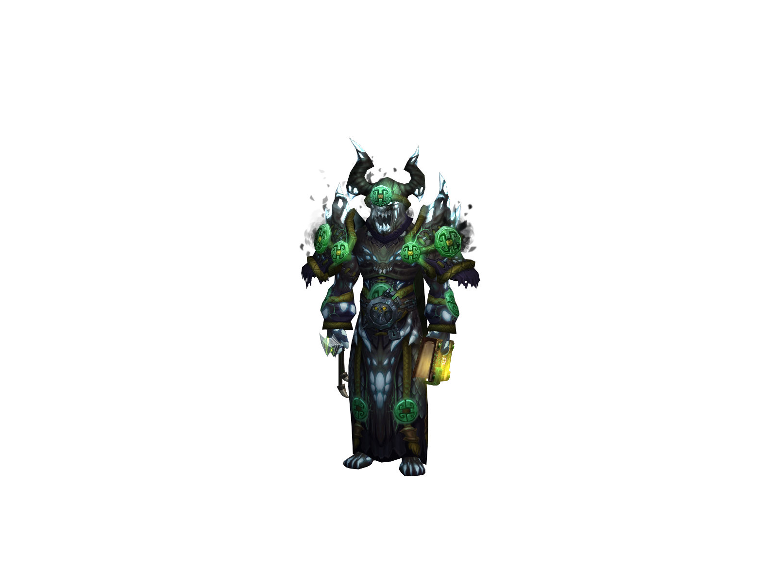 Woodtipblack 3D character render