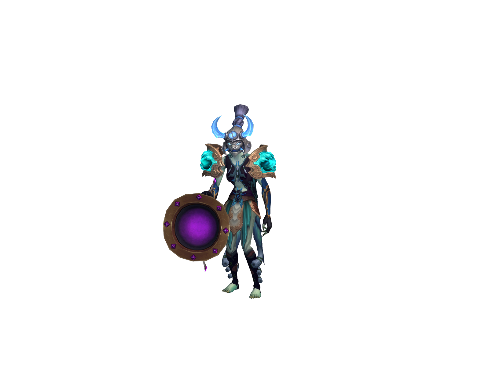 Magpíe 3D character render