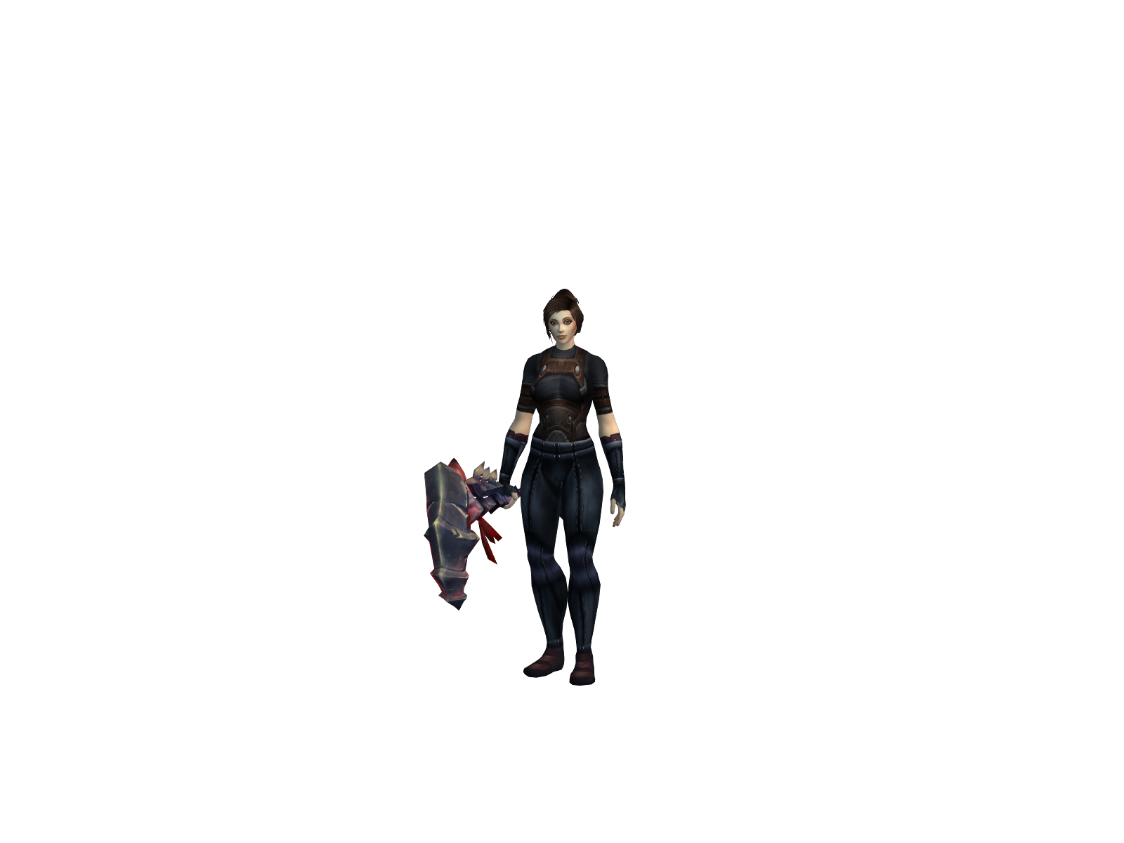 Rúy 3D character render