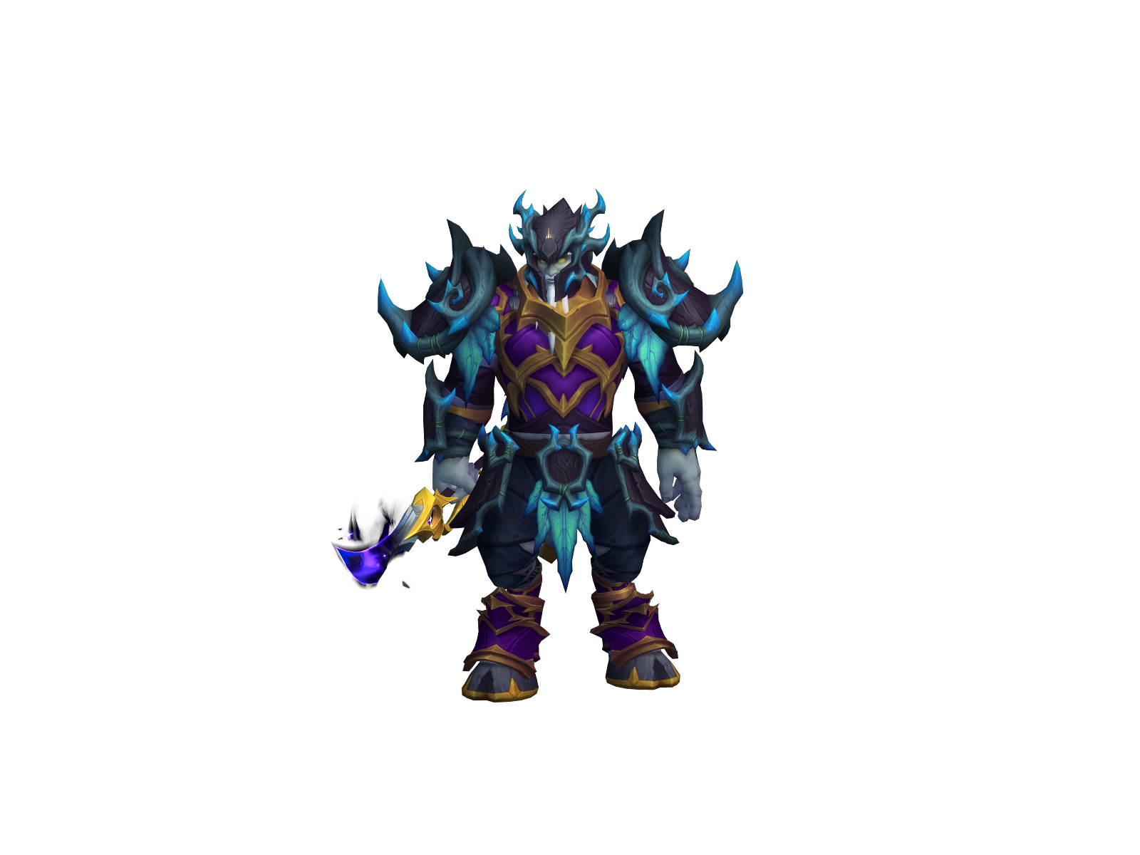 Selus 3D character render