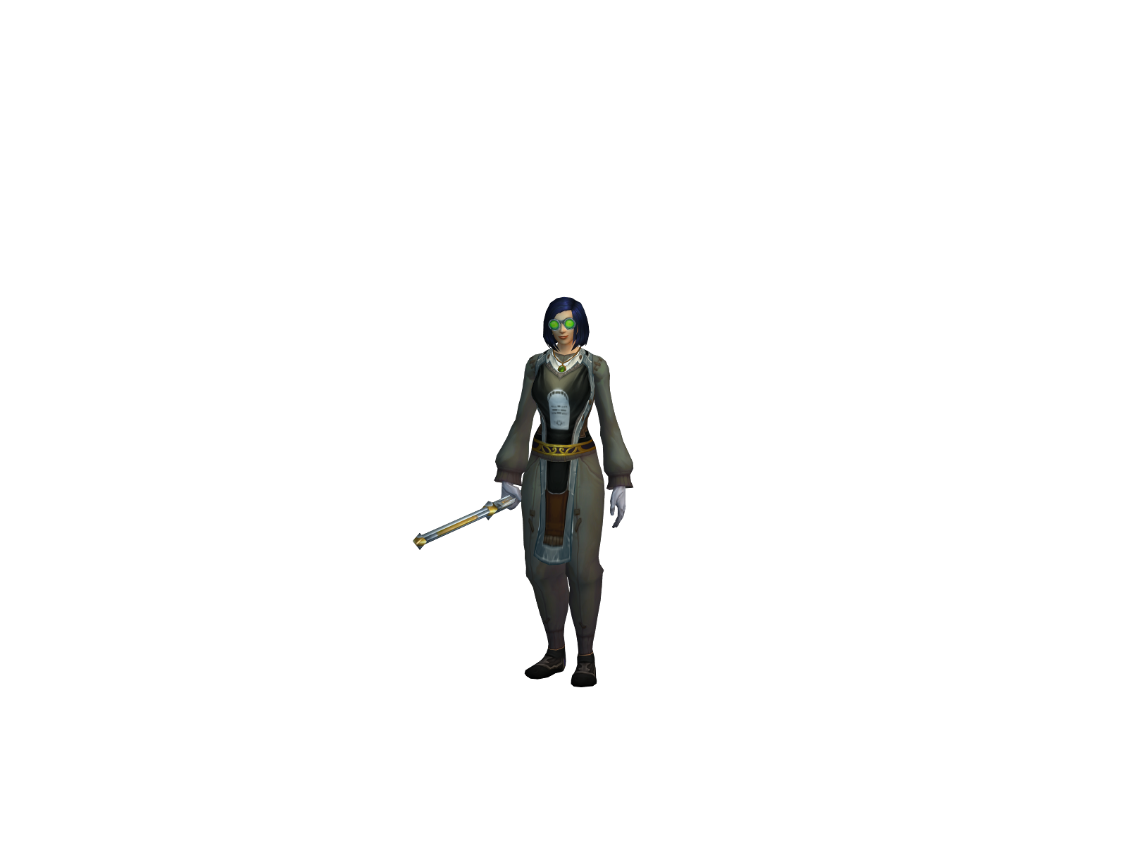 Magelander 3D character render