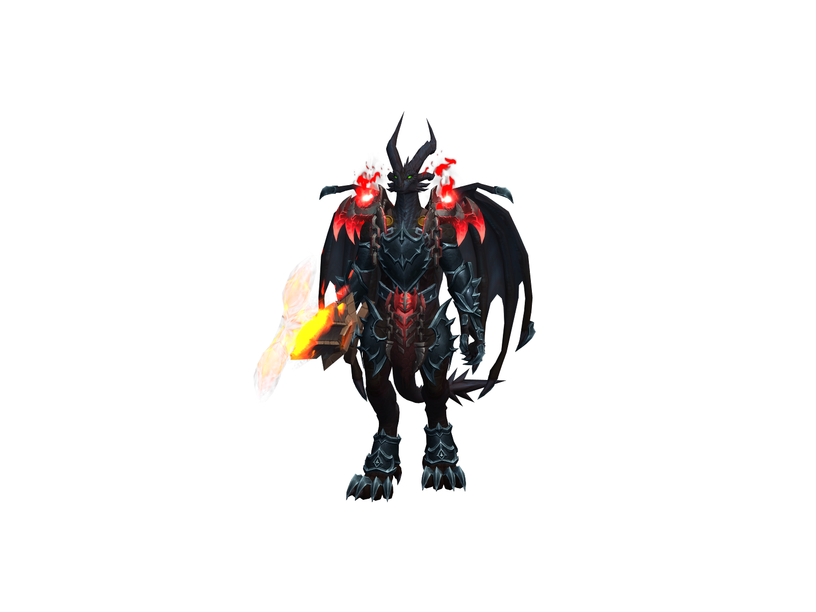 Viserion 3D character render