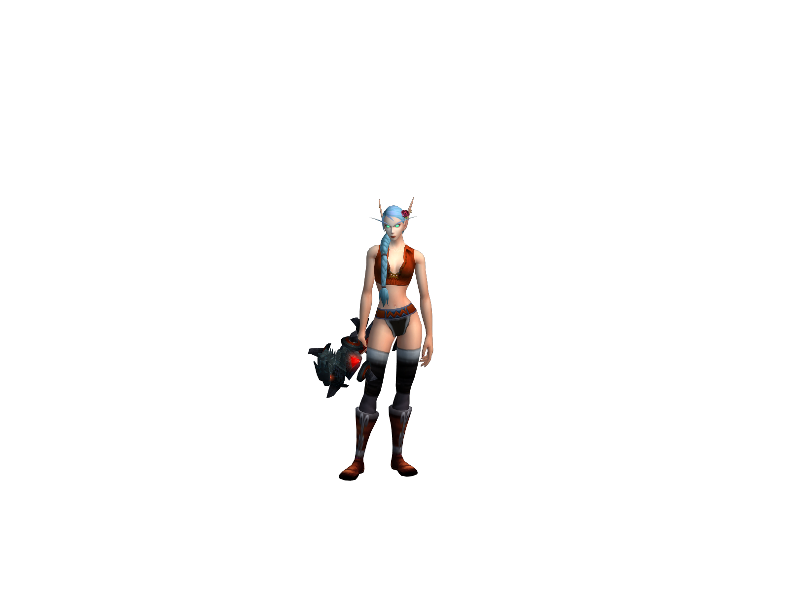 Fadêd 3D character render