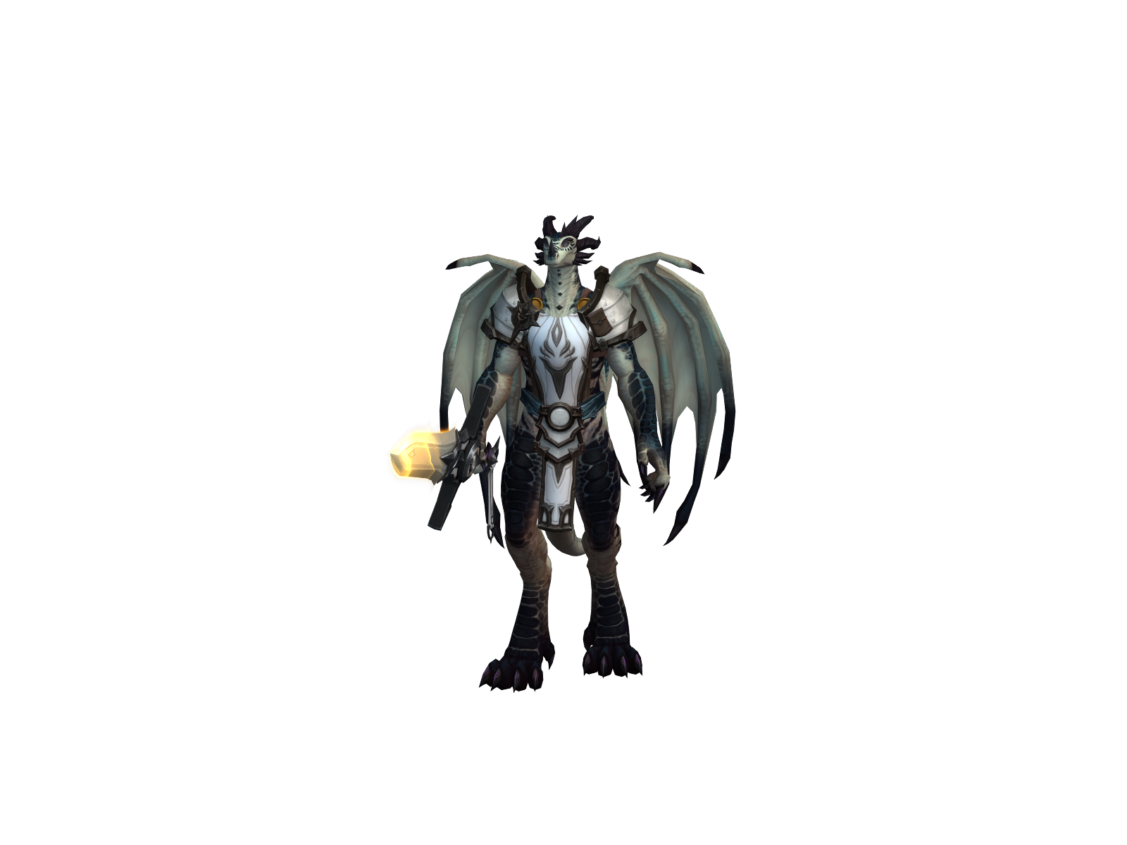 Dracthoran 3D character render
