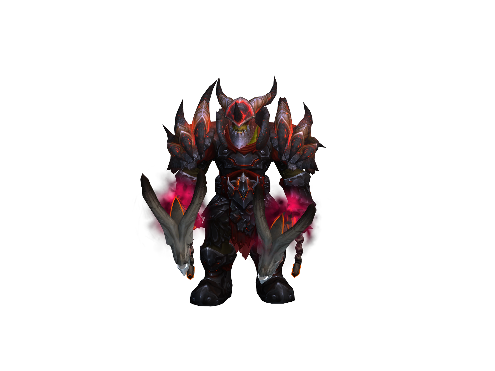 Asteroth 3D character render