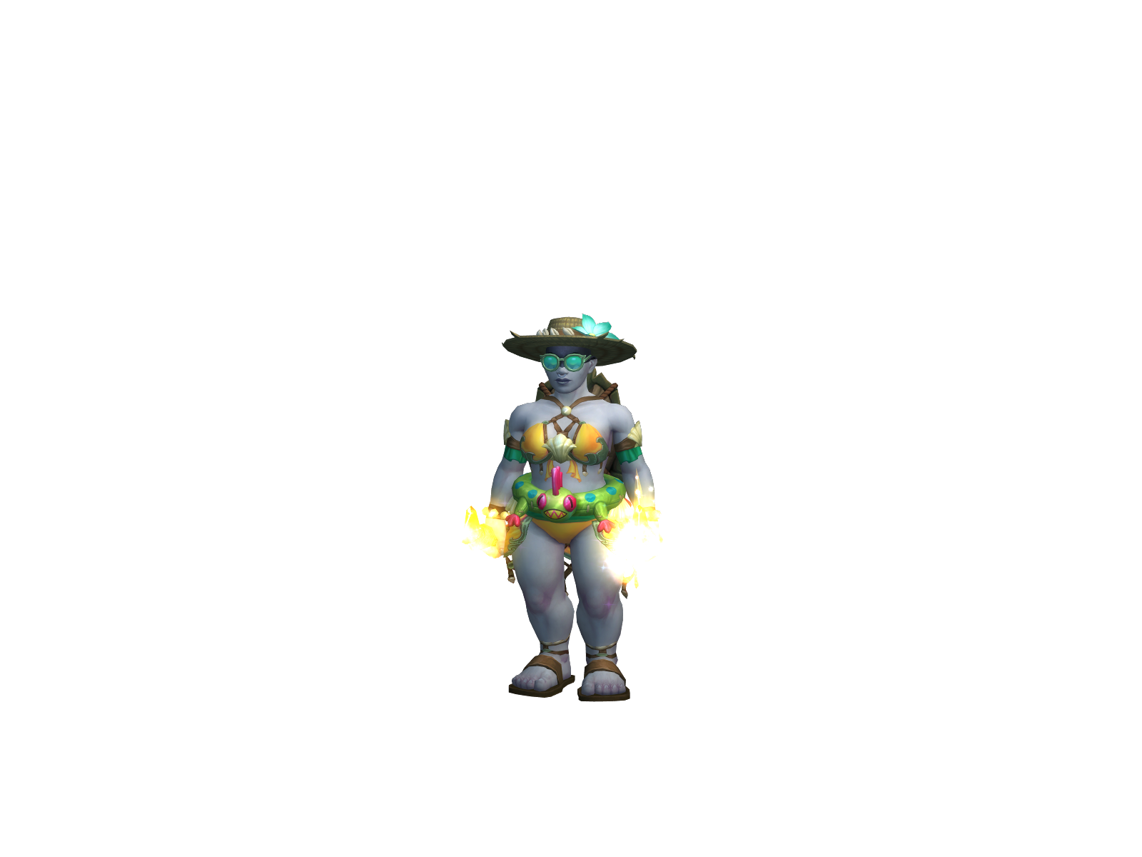 Doublerack 3D character render