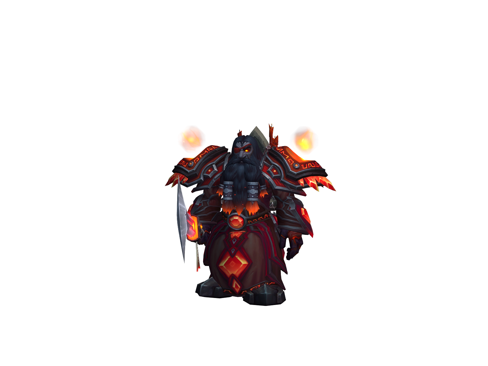 Burnindiaper 3D character render