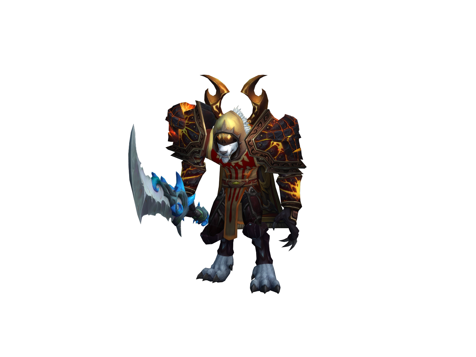 Glaciermaw 3D character render
