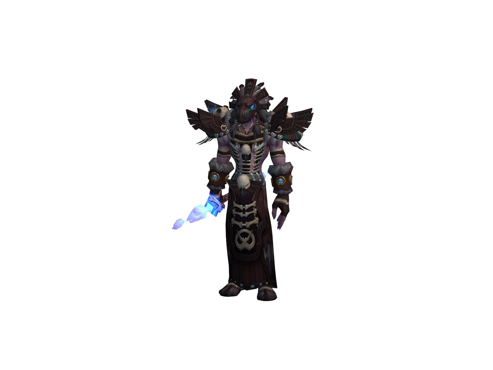 Rdruid 3D character render