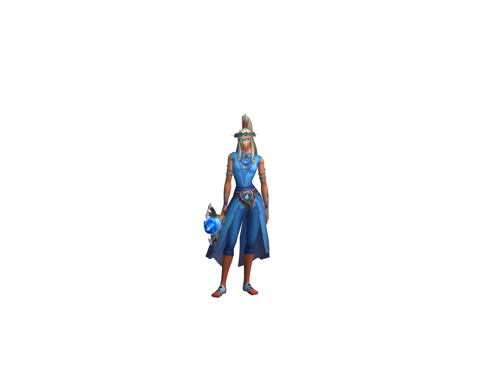 Yuni 3D character render
