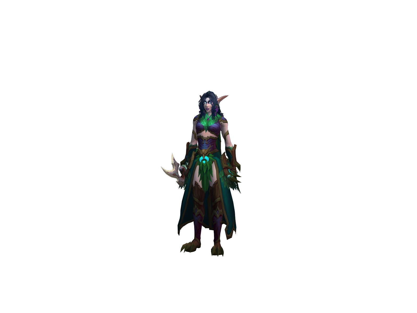 Quezera 3D character render