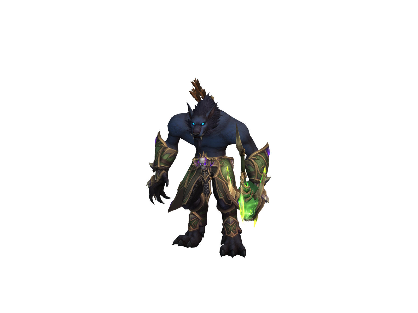 Vile 3D character render
