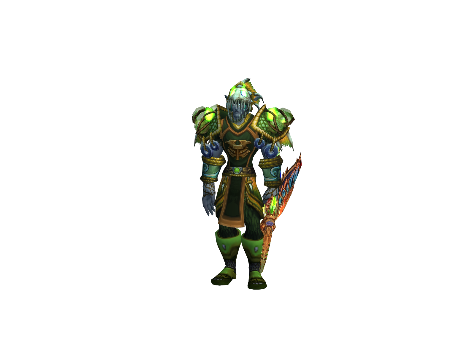 Aerierex 3D character render