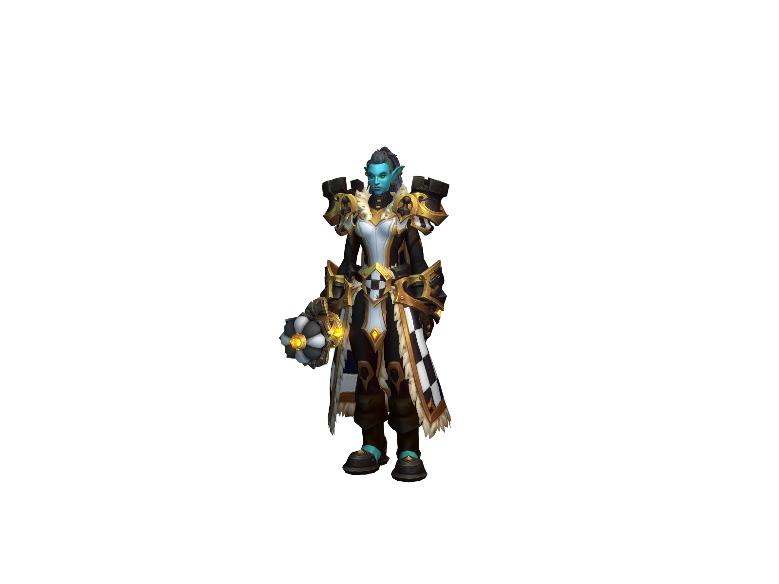 Aetherflux 3D character render