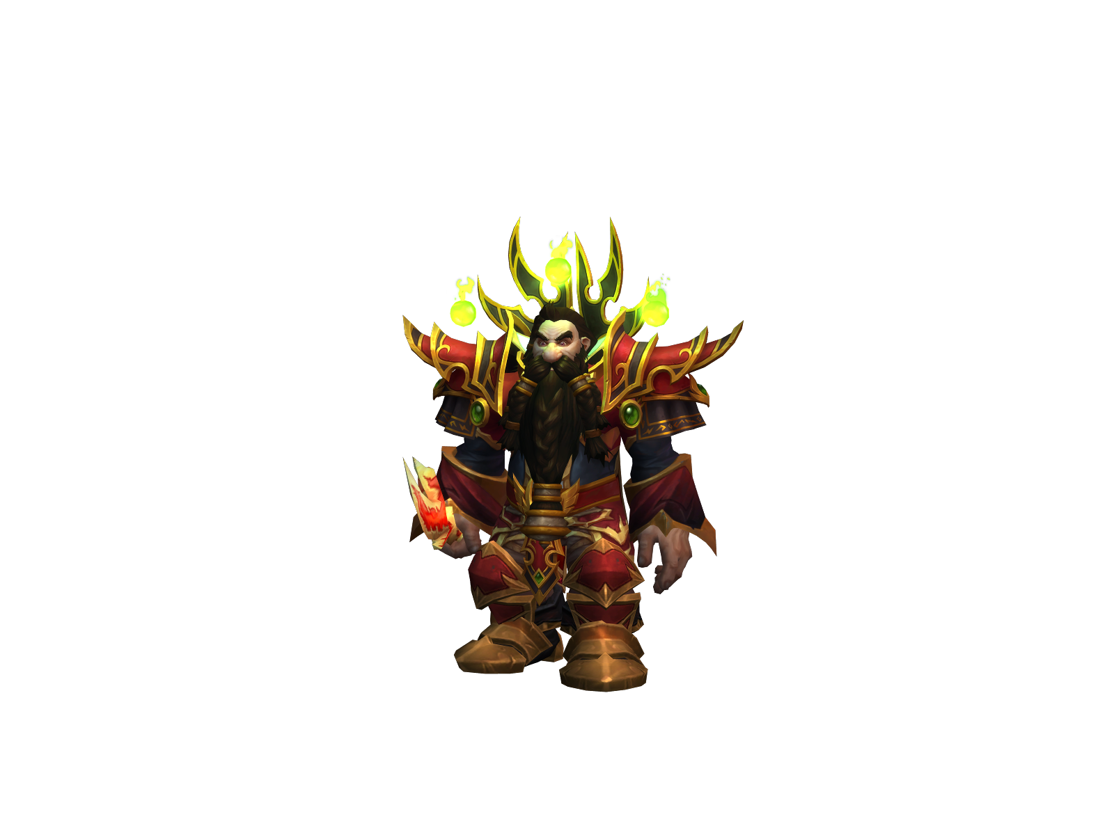 Áed 3D character render