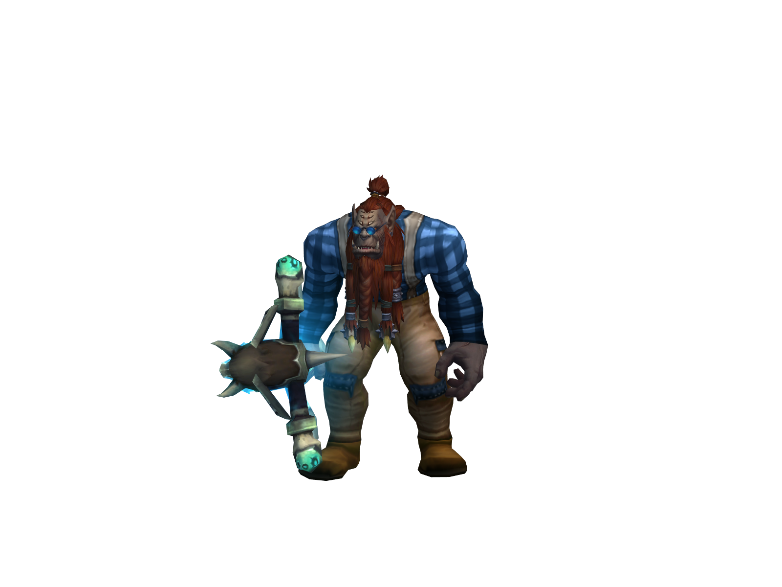Warlocke 3D character render