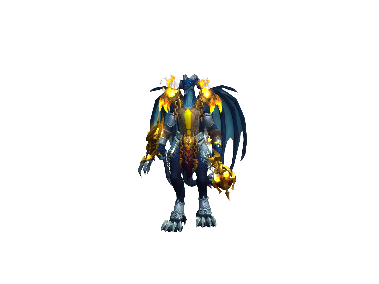 Seiryu 3D character render