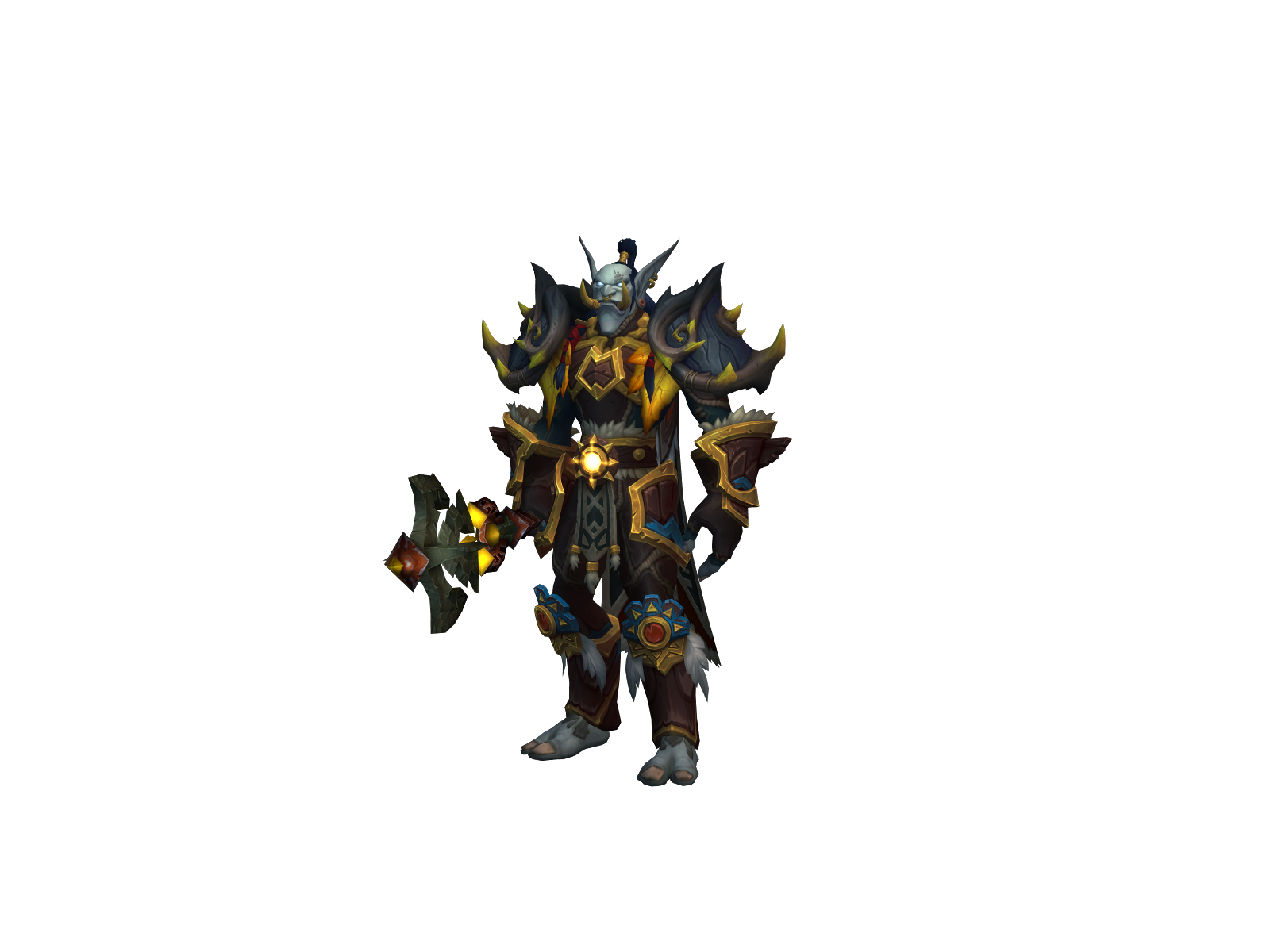 Goldenbudz 3D character render