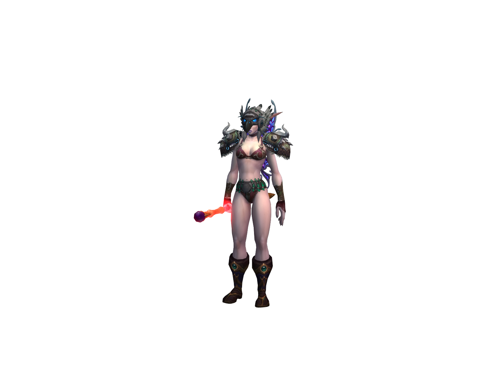 Fauxy 3D character render