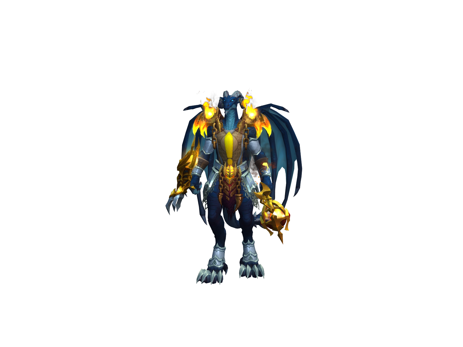 Seiryu 3D character render