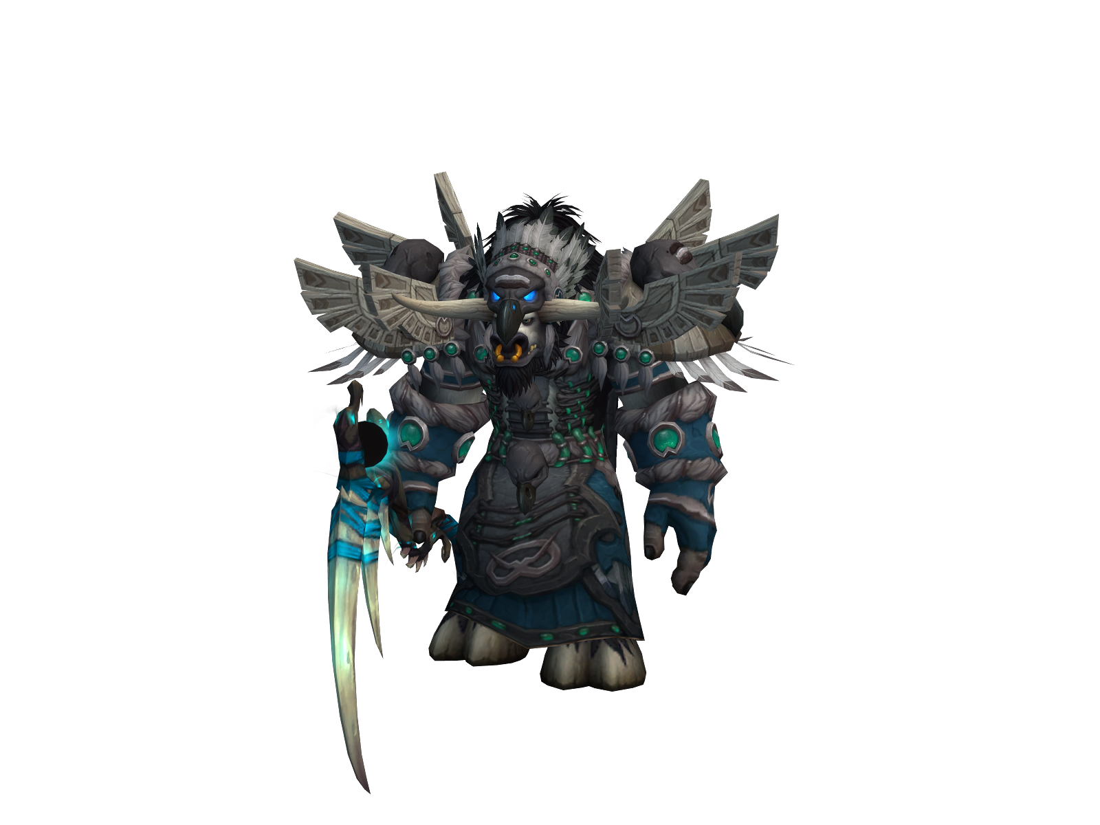 Maulfurion 3D character render