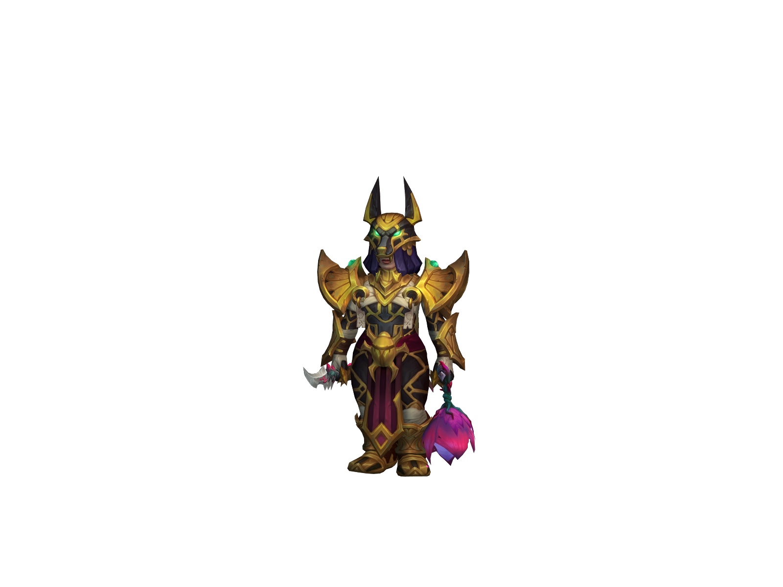 Burntha 3D character render