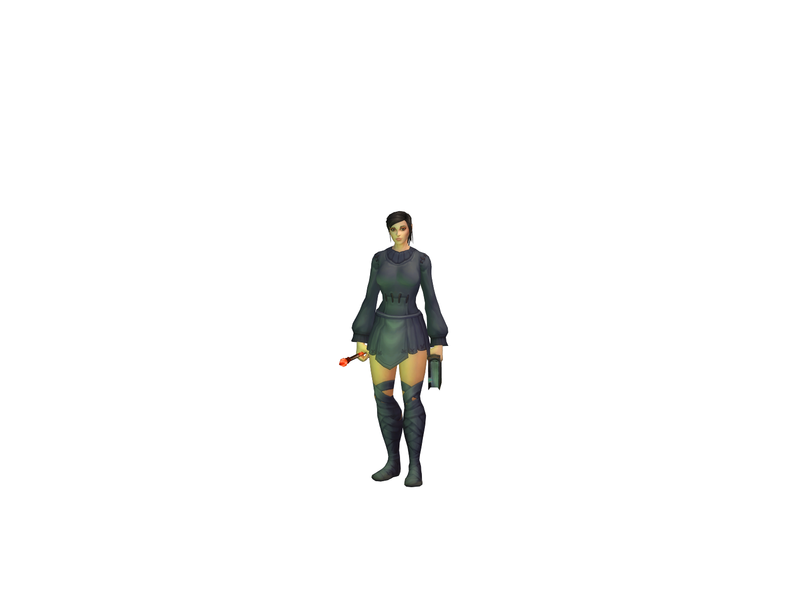 Bibi 3D character render