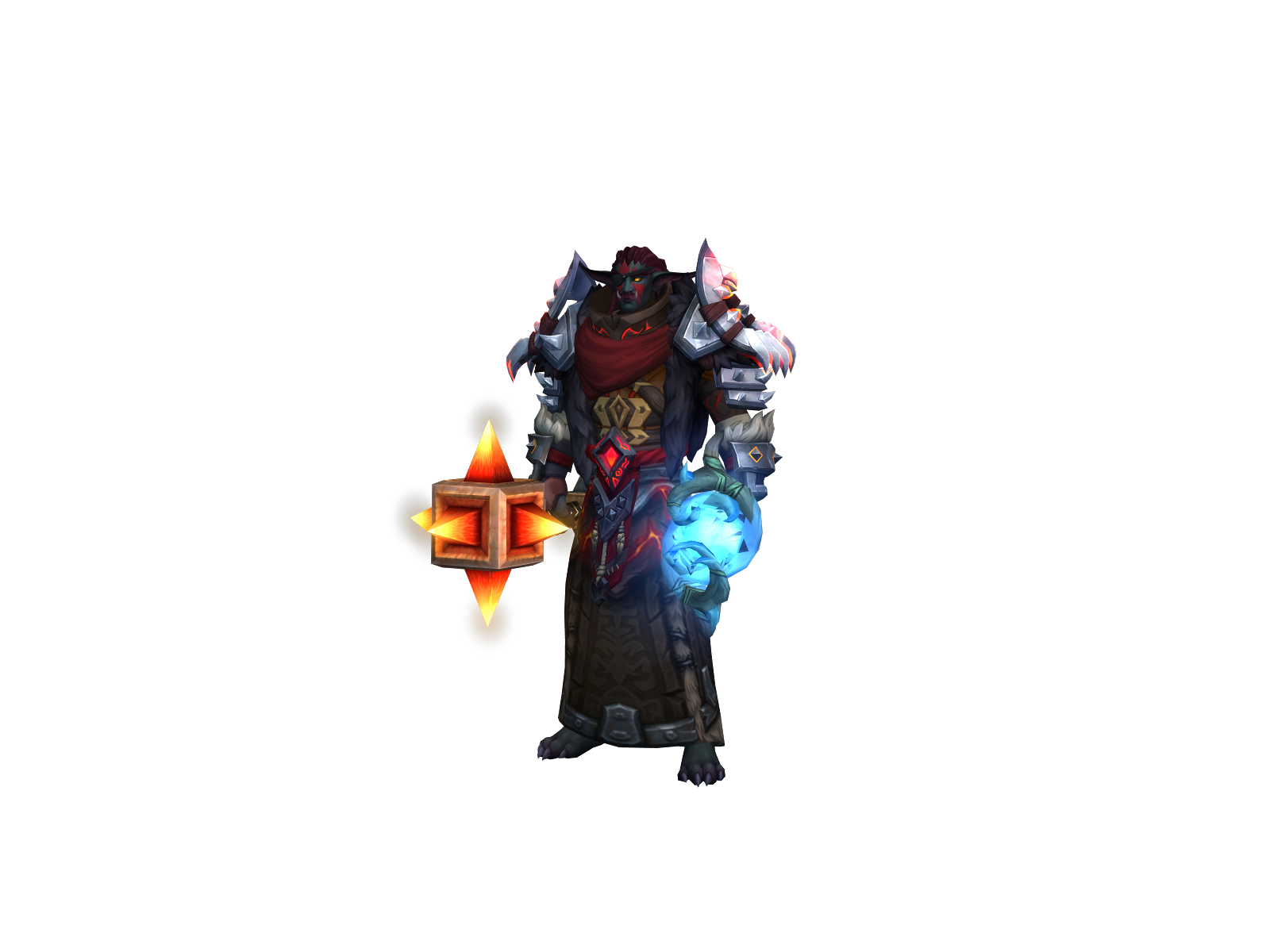 Grovewarden 3D character render