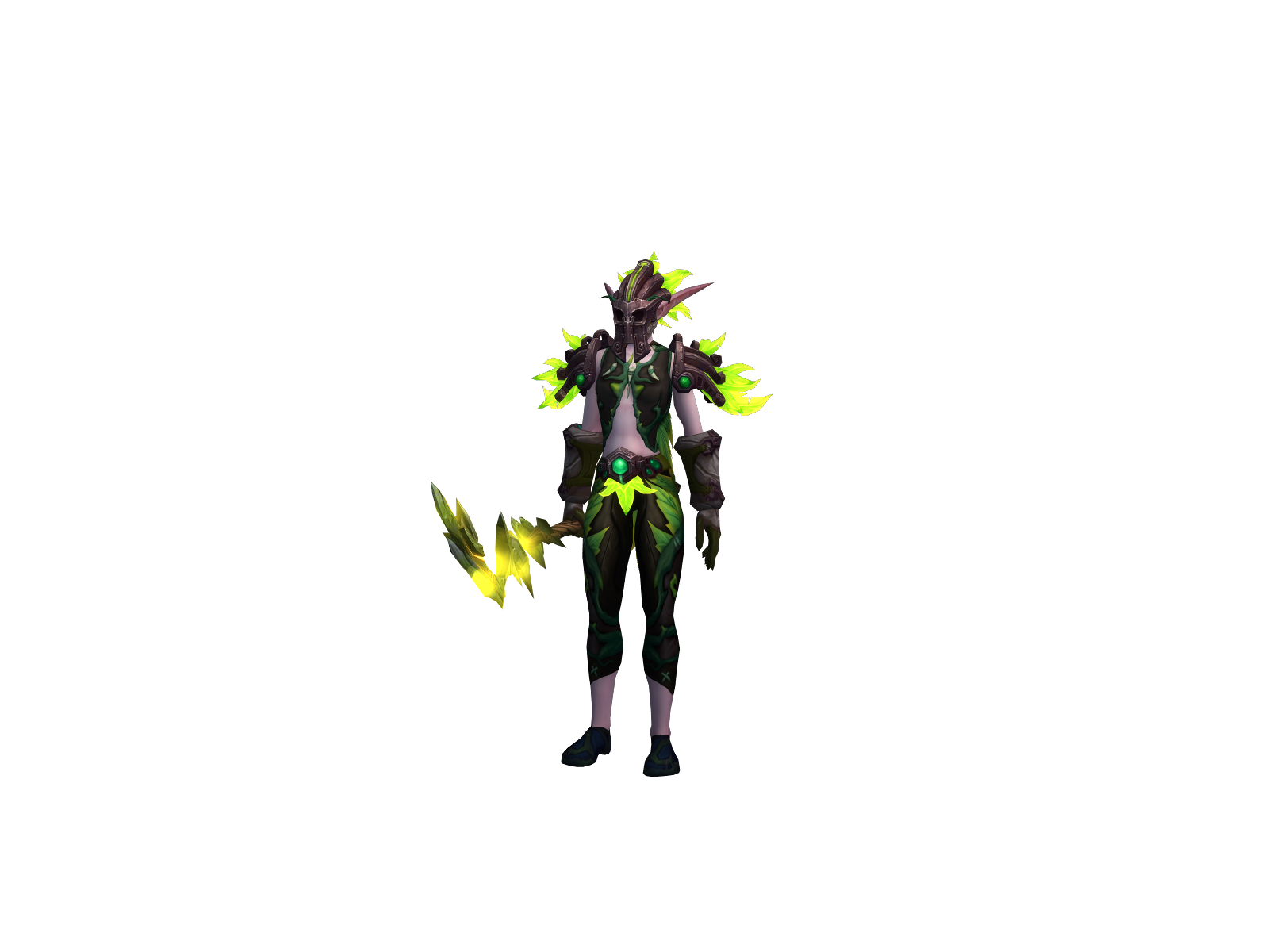 English 3D character render