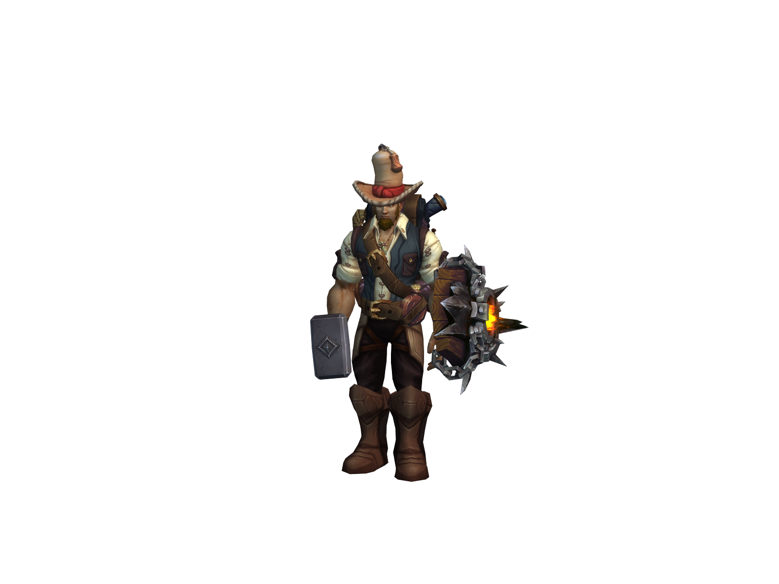 Toughguy 3D character render