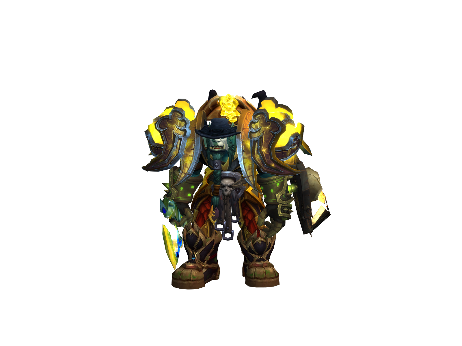 Dementd 3D character render
