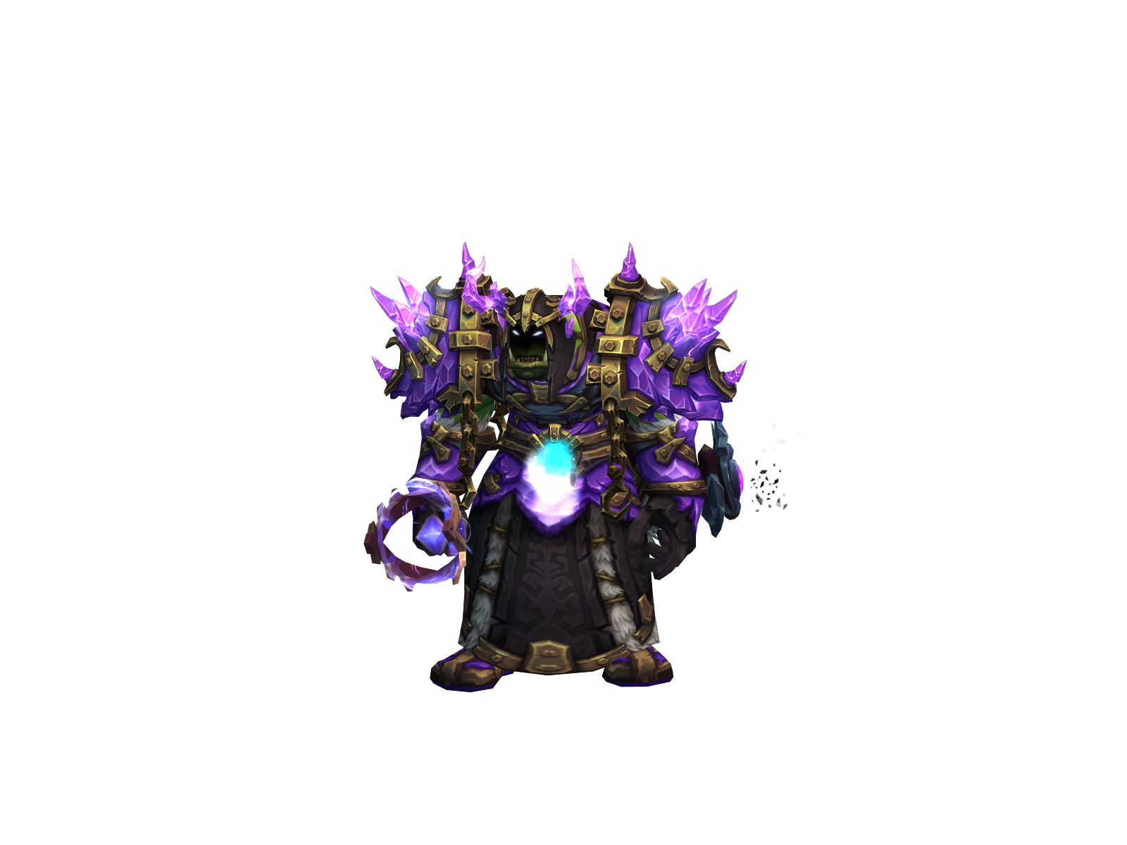 Cryux 3D character render