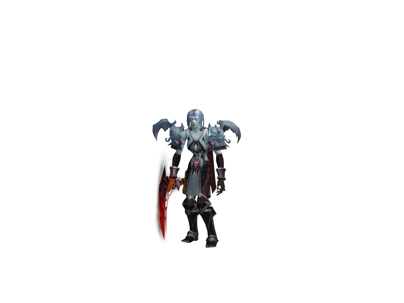 Alone 3D character render