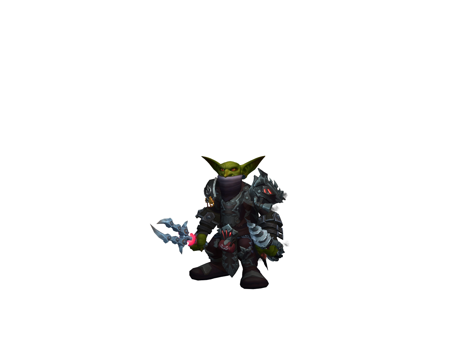 Grabby 3D character render