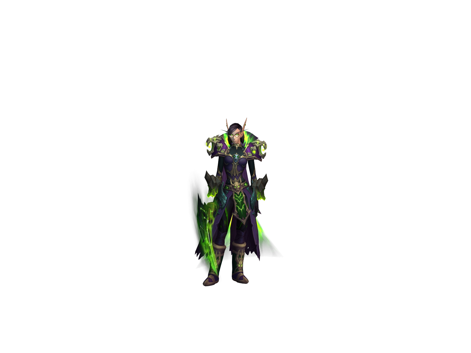 Huinariel 3D character render