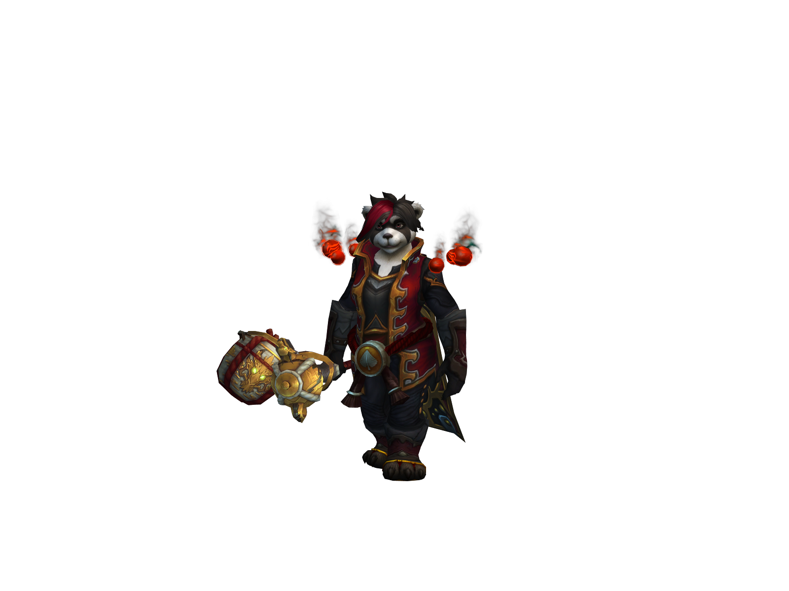 Lising 3D character render
