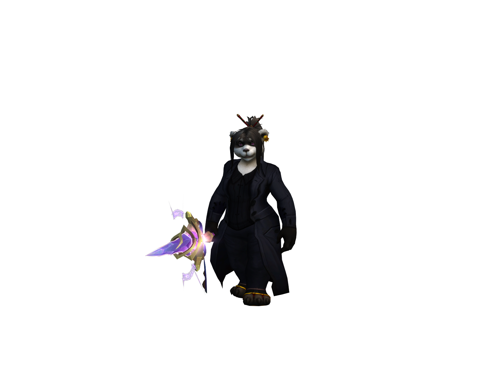Henpaws 3D character render
