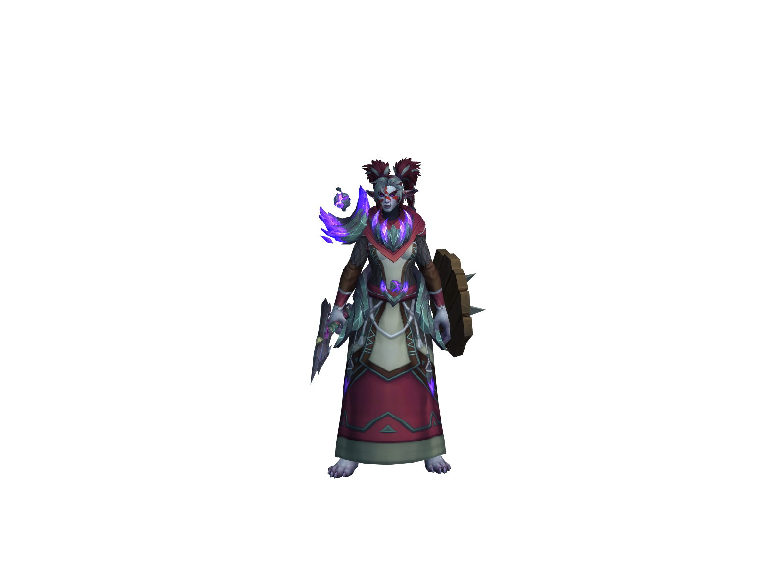 Tetraclast 3D character render
